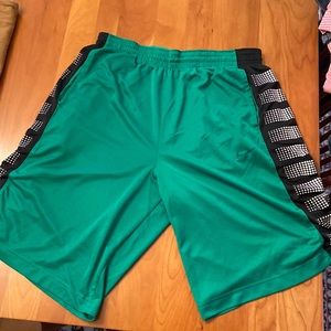 Nike Dri-Fit, XL, Green with cool black block on side w-White pop blocks,